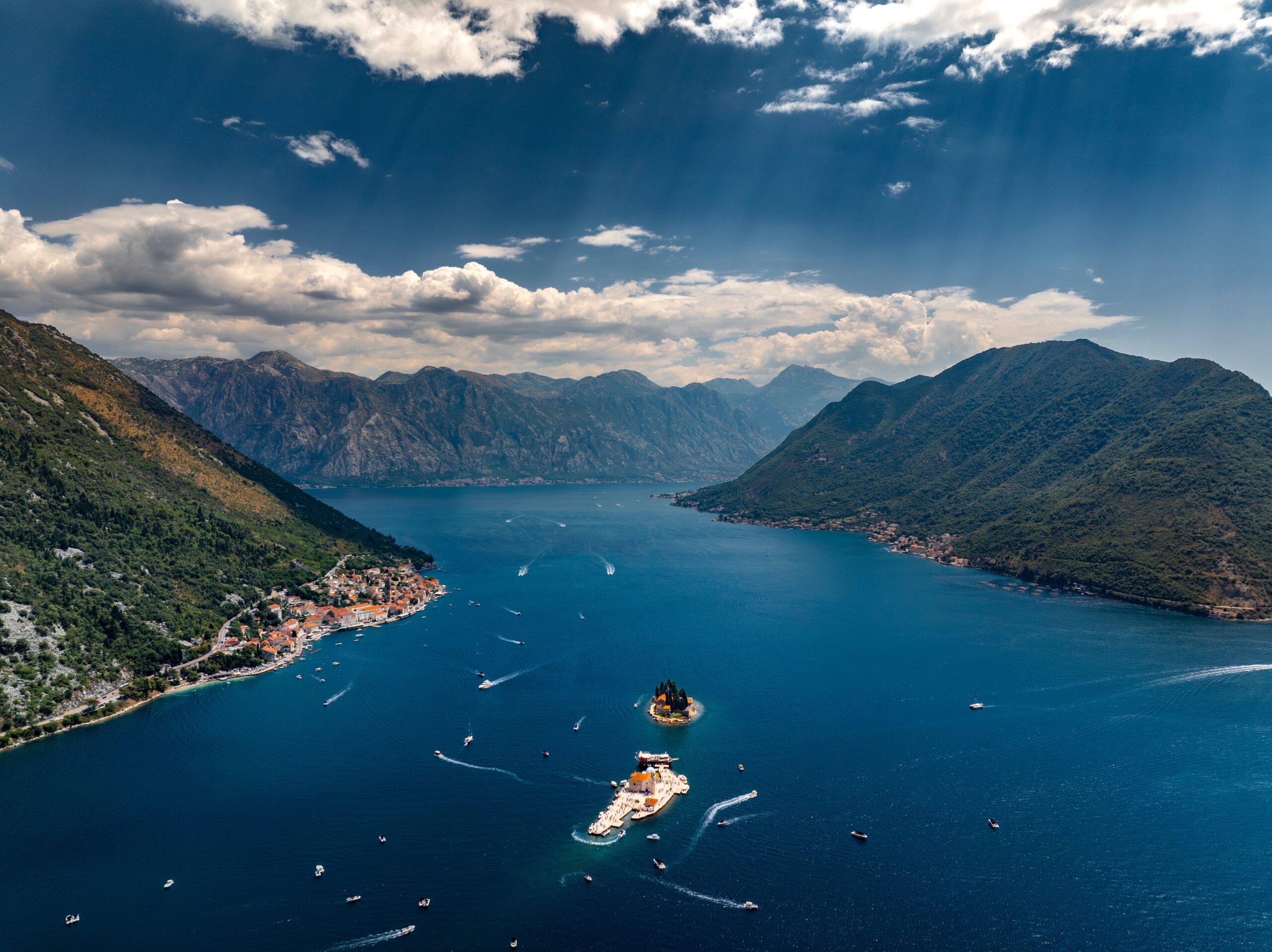 Aerial,View,Of,Gospa,Od,Skrpjela,Island,And,St.,George