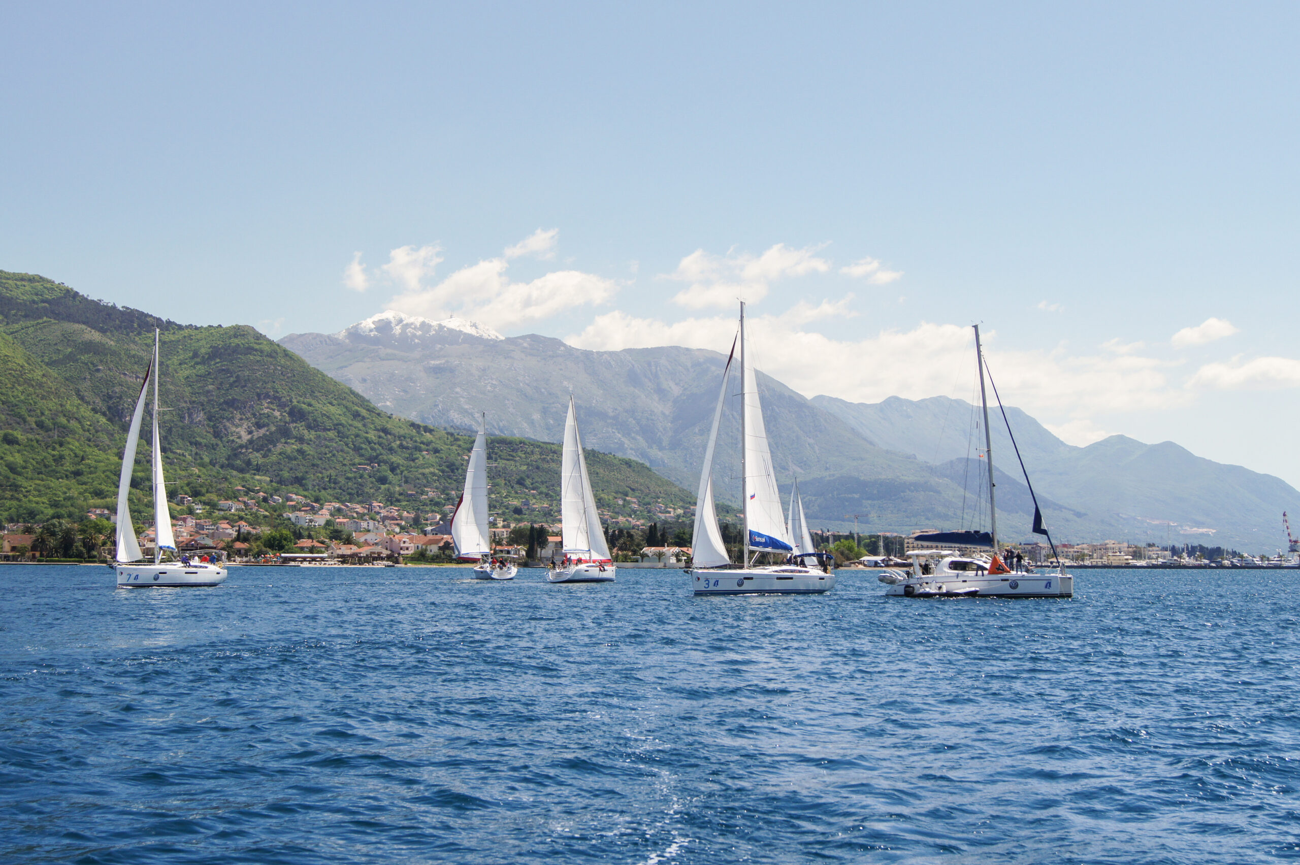 Seascape,With,Yachts.,Tivat,,Montenegro,-,26,April,,2016.,Regatta